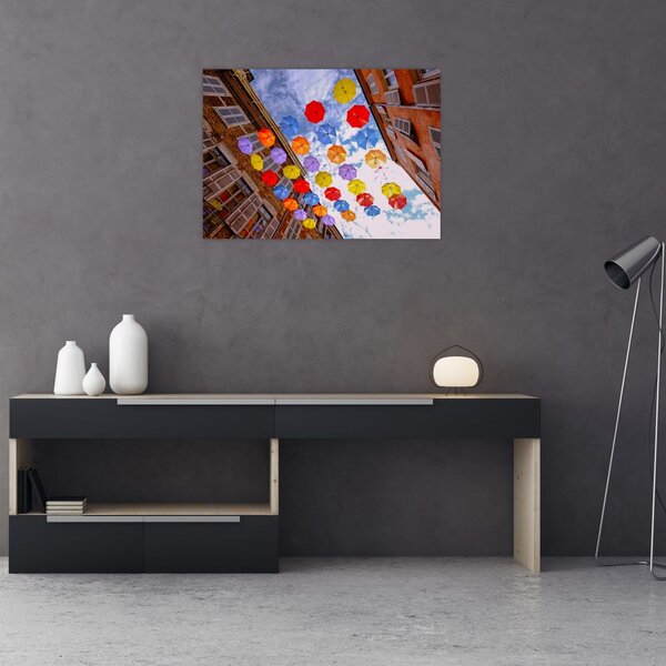 Tablou - Umbrele colorate (70x50 cm)