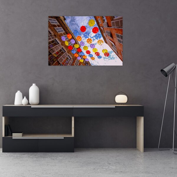 Tablou - Umbrele colorate (90x60 cm)