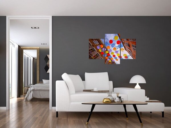 Tablou - Umbrele colorate (90x60 cm)
