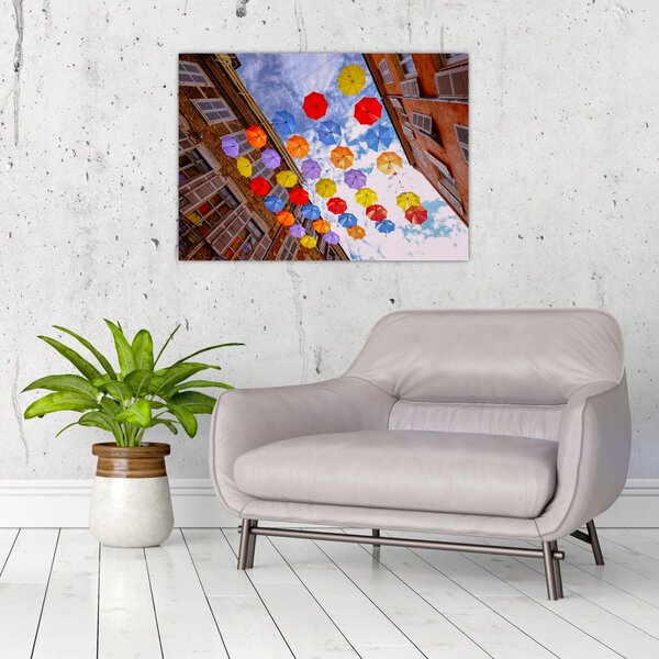 Tablou - Umbrele colorate (70x50 cm)