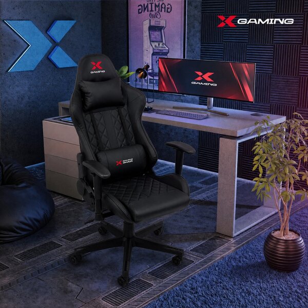 Scaun gaming Xgaming Xcom2 - negru