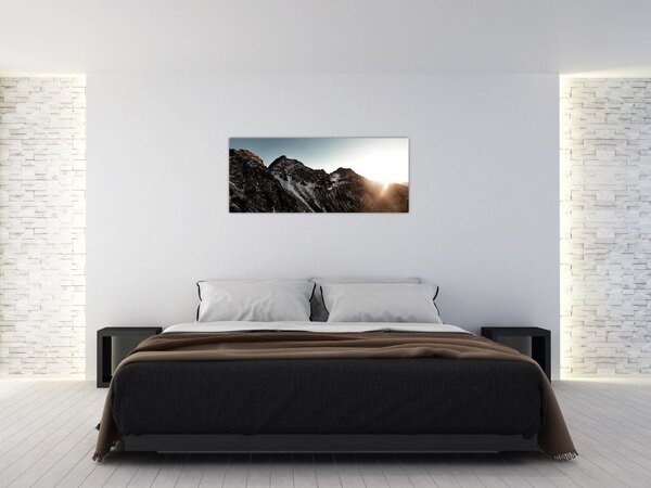 Tablou - Lanț de munți stâncos (120x50 cm)