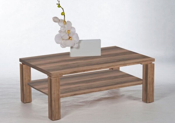 Masuta cafea RUBIK, nuc, PAL, 110X70X43 cm