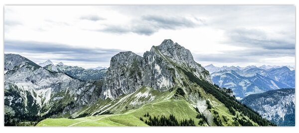 Tablou - Crestele munților (120x50 cm)