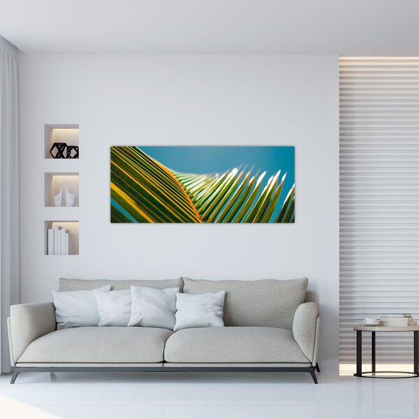 Tablou - Frunze de palmier (120x50 cm)