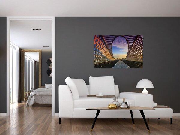 Tablou - Pod cu arhitectură modernă (90x60 cm)