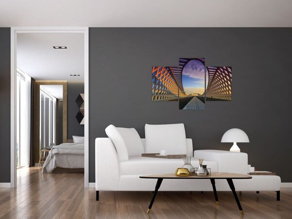 Tablou - Pod cu arhitectură modernă (90x60 cm)