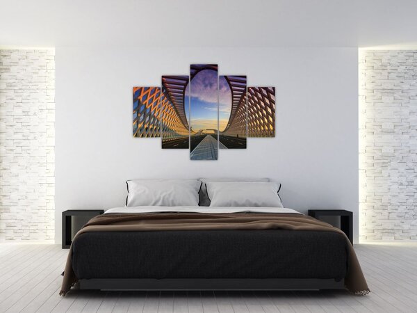 Tablou - Pod cu arhitectură modernă (150x105 cm)