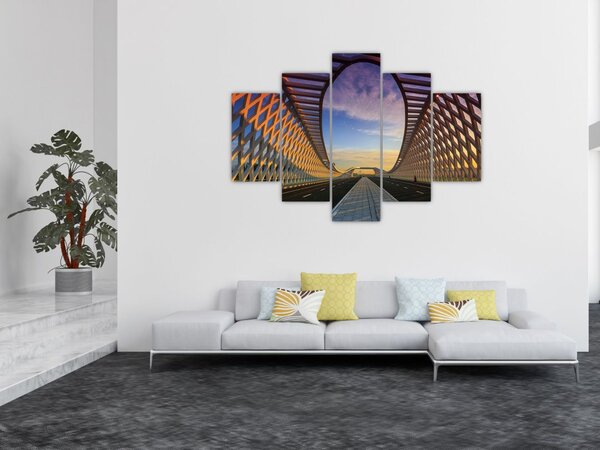Tablou - Pod cu arhitectură modernă (150x105 cm)