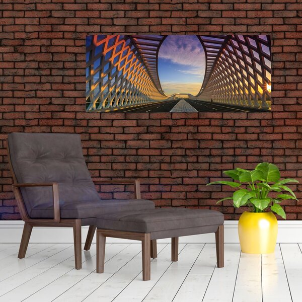 Tablou - Pod cu arhitectură modernă (120x50 cm)