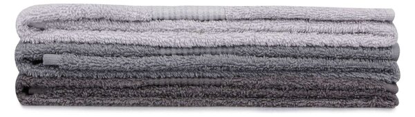 Set 3 prosoape baie 404, gri, bumbac, 50x90 cm