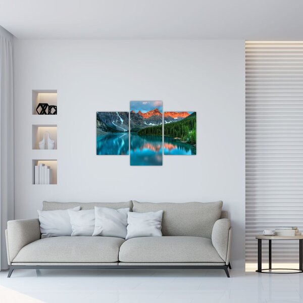 Tablou - Lac turcoaz (90x60 cm)