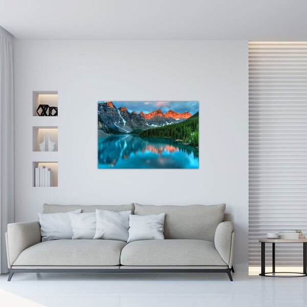 Tablou - Lac turcoaz (90x60 cm)