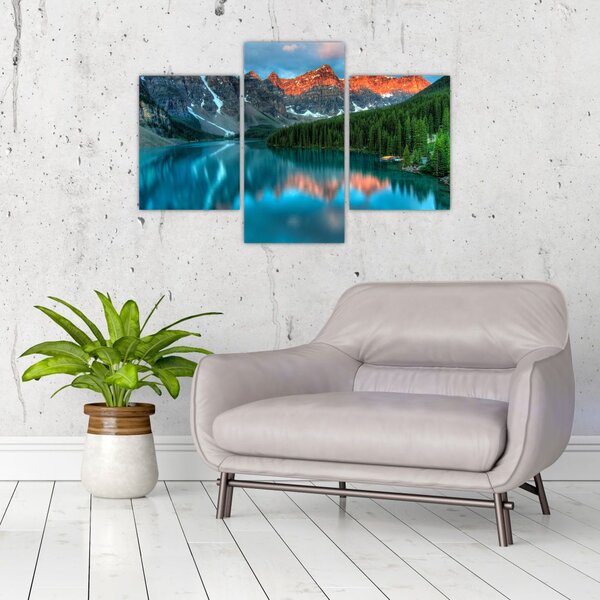 Tablou - Lac turcoaz (90x60 cm)