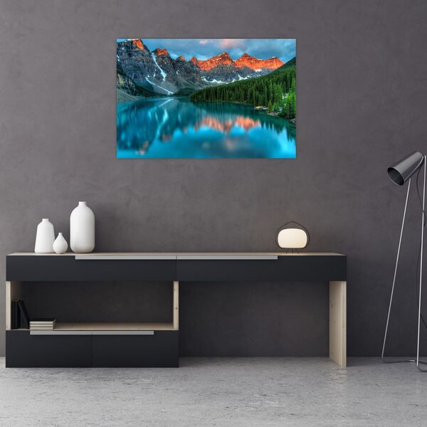 Tablou - Lac turcoaz (90x60 cm)