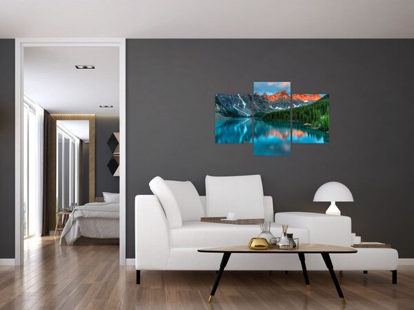 Tablou - Lac turcoaz (90x60 cm)