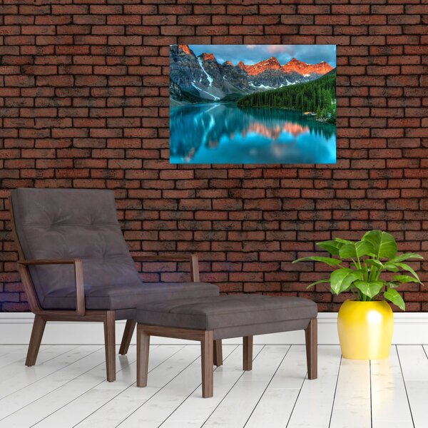 Tablou - Lac turcoaz (70x50 cm)