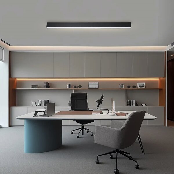 Brilagi - Plafonier LED dimabil SLEEKLINE LED/40W/230V Wi-Fi Tuya negru + telecomandă