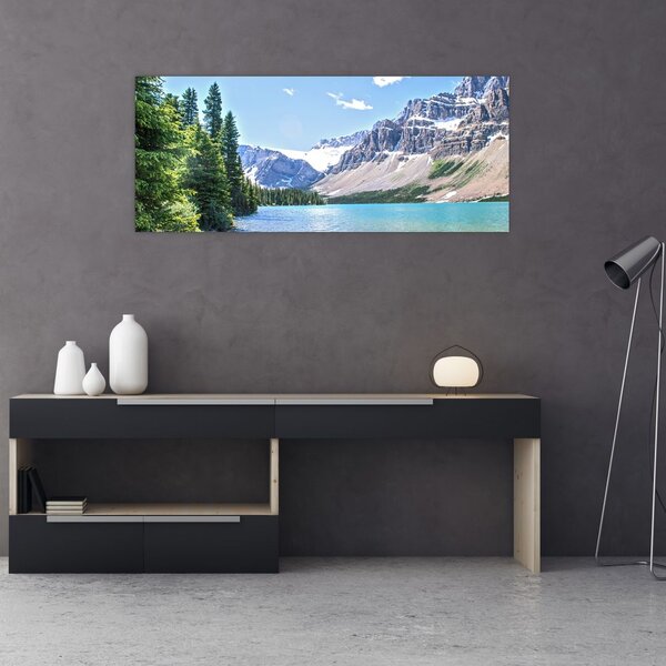 Tablou - Lac Alpin (120x50 cm)