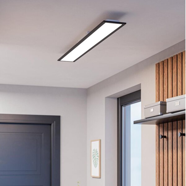 Eglo MORADILLO 901488 - Panou LED aplicat, 28W, 230V, 120x15 cm, negru