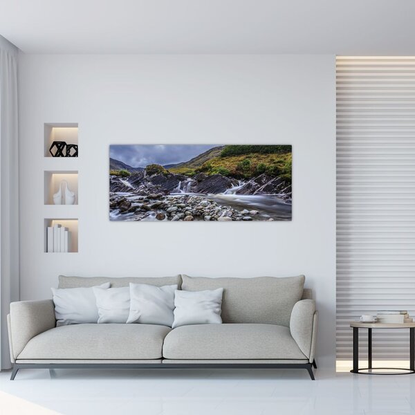 Tablou - Apă curgătoare (120x50 cm)