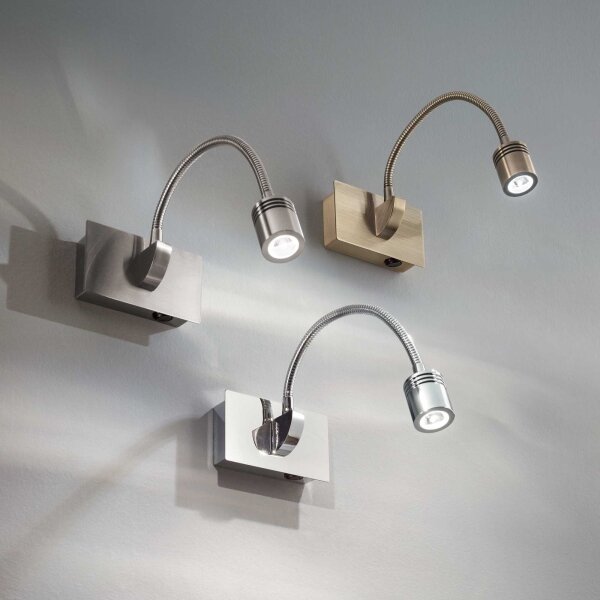 Ideal Lux - Lampă de perete flexibilă LED DYNAMO LED/3,5W/230V CRI 90 bronz