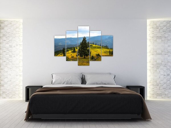 Tablou - Lunca de munte (150x105 cm)