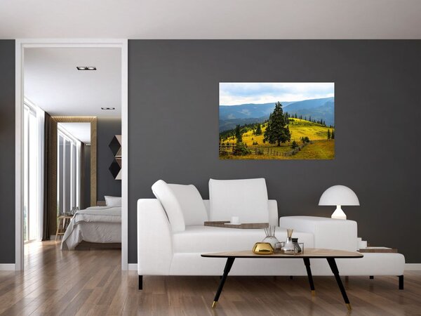 Tablou - Lunca de munte (90x60 cm)