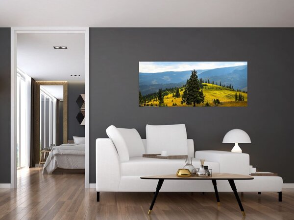Tablou - Lunca de munte (120x50 cm)