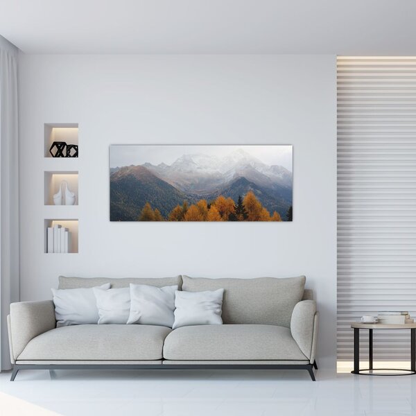 Tablou - Crestele munților (120x50 cm)