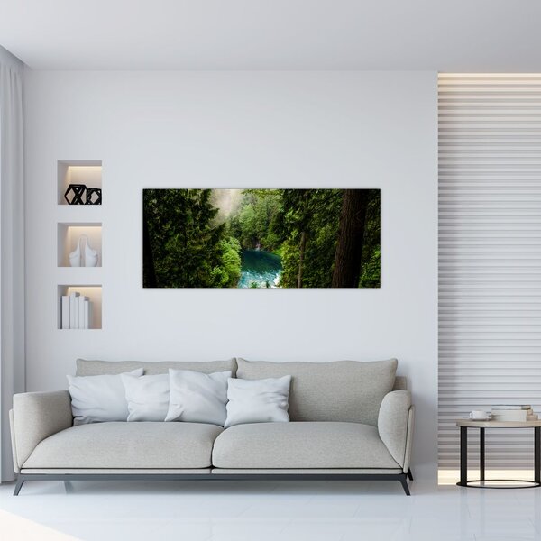 Tablou - Fereastra între copaci (120x50 cm)