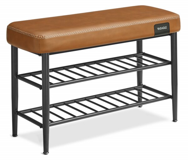 Banca hol Model Quentin, Maro / Negru, 80x30x50 cm