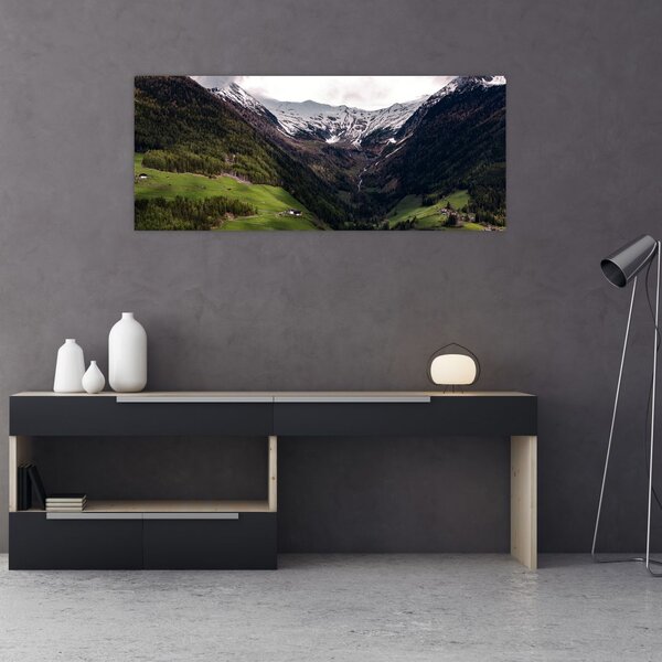 Tablou - Valea la poalele munților (120x50 cm)