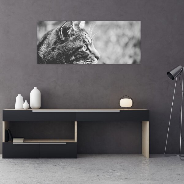 Tablou - Pisica (120x50 cm)
