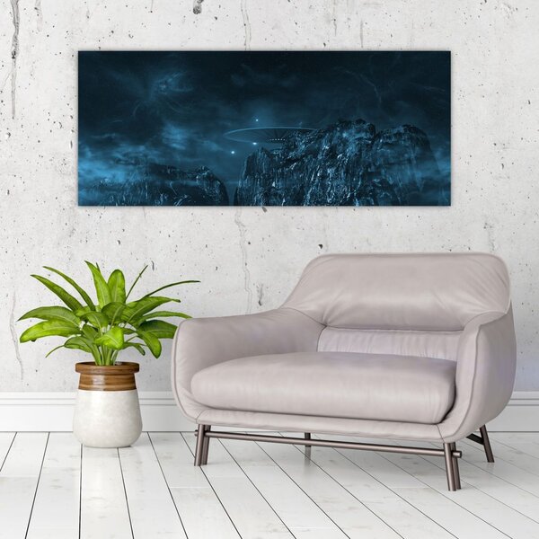 Tablou - Misiune extraterestră (120x50 cm)
