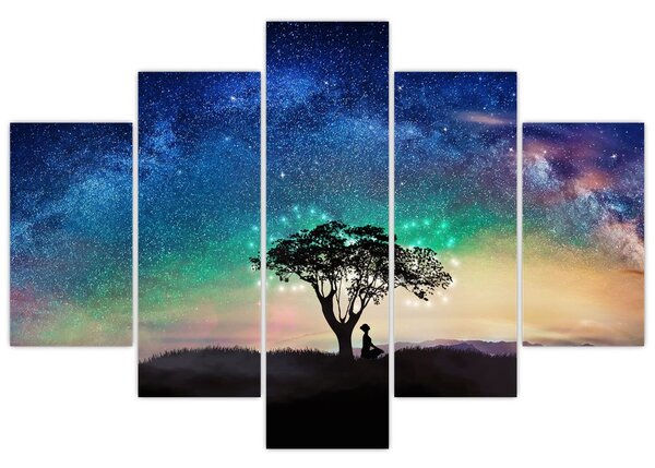 Tablou - Relaxare sub stele (150x105 cm)