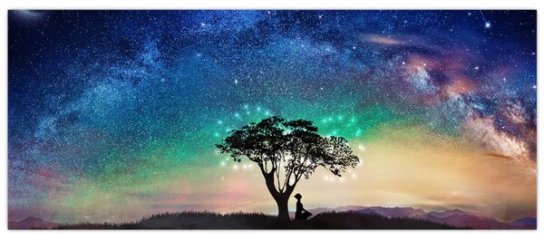 Tablou - Relaxare sub stele (120x50 cm)