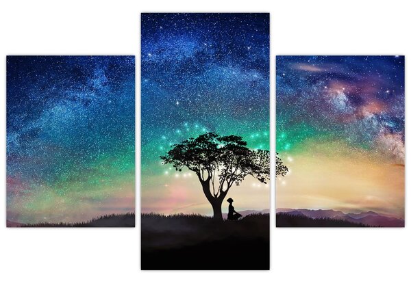 Tablou - Relaxare sub stele (90x60 cm)