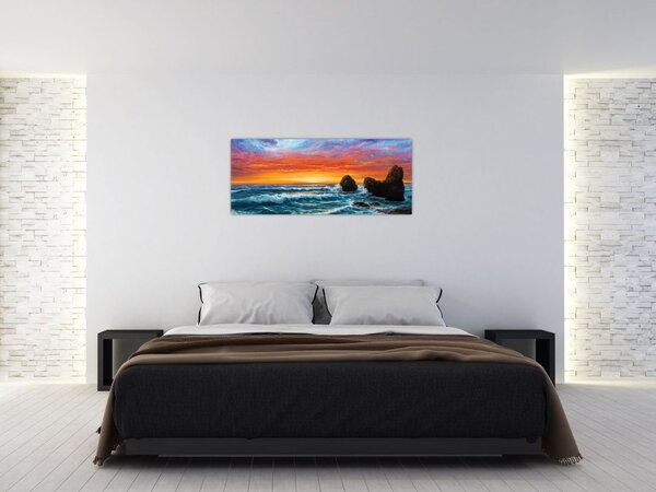 Tablou - Apus de soare (120x50 cm)