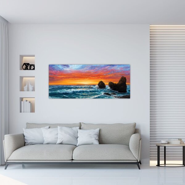Tablou - Apus de soare (120x50 cm)