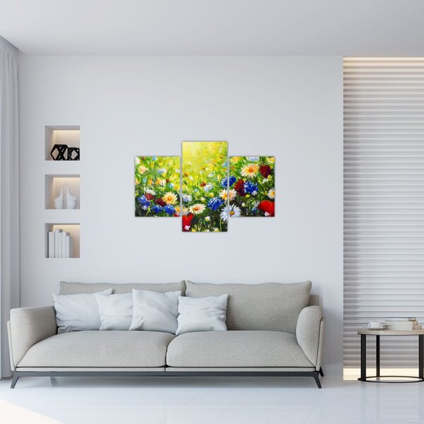 Tablou - Flori sălbatice (90x60 cm)