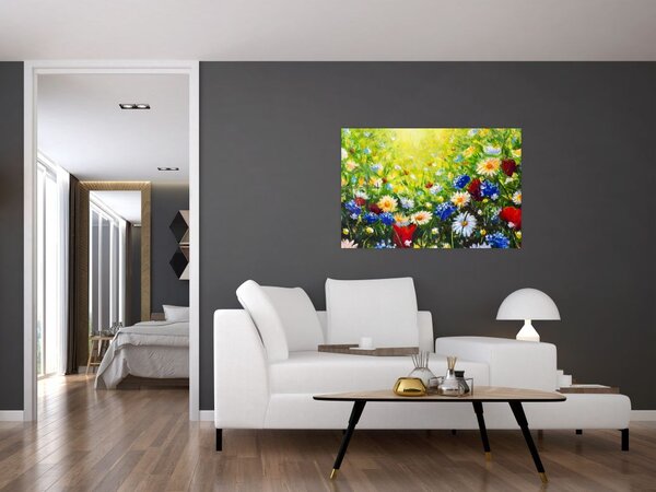 Tablou - Flori sălbatice (90x60 cm)