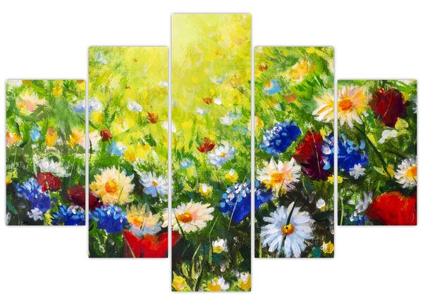 Tablou - Flori sălbatice (150x105 cm)