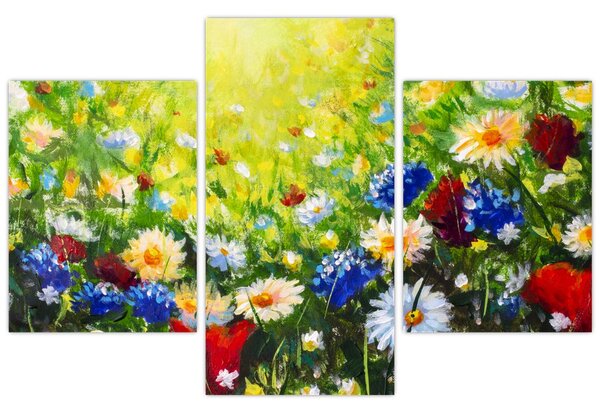 Tablou - Flori sălbatice (90x60 cm)