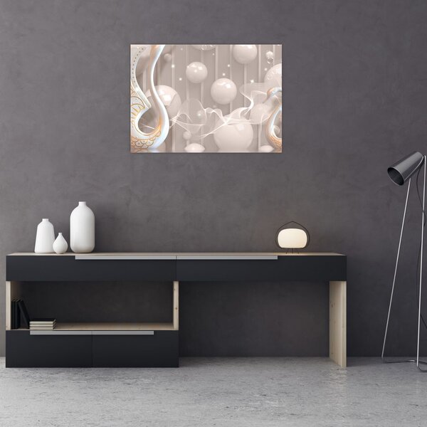 Tablou - Lebede fermecate (70x50 cm)