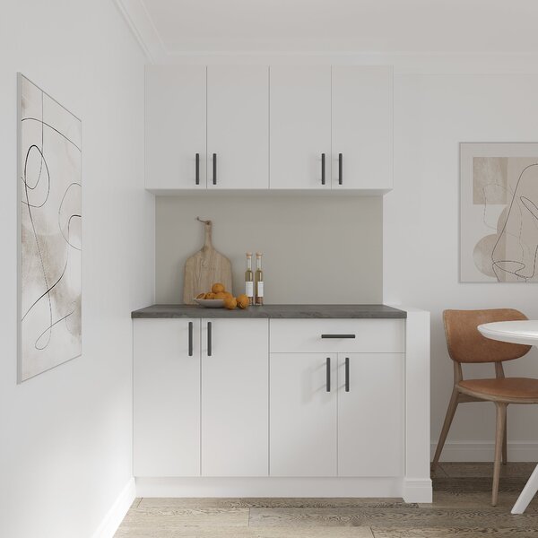 Corp haaus Karo, 1 Sertar, 2 Usi, Alb, 60 x 50 x 80 cm