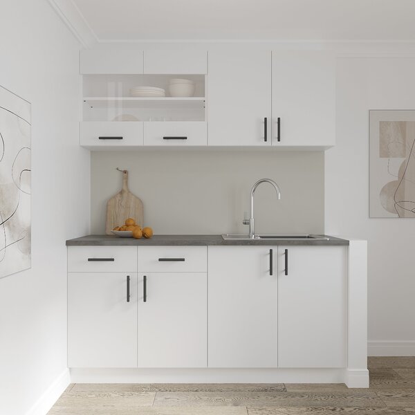 Corp haaus Karo, 2 Usi, Alb, 80 x 50 x 80 cm