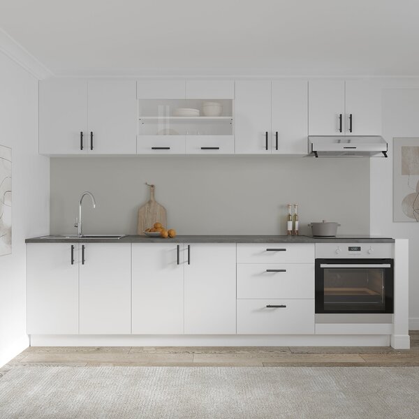 Corp haaus Karo, 3 Sertare, Alb, 60 x 50 x 80 cm