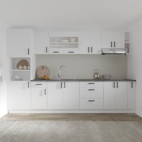 Corp haaus Karo, 1 Sertar, 1 Usa, Alb, 40 x 50 x 80 cm