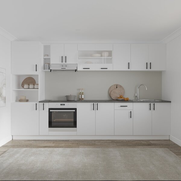 Set haaus V33, Alb, Blat Thermo 28 mm, L 340 cm